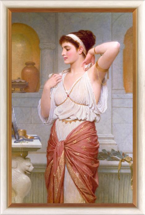 Charles Edward Perugini Vor dem Spiegel